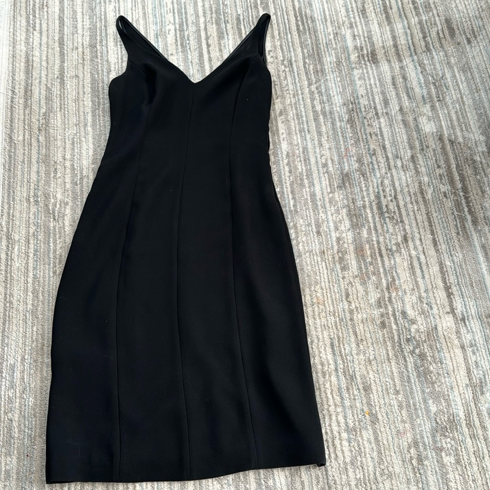 Marciso Rodriguez black pencil dress